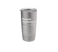 Eulalie Valeur Nutritive Nom Drôle Gobelet isotherme en acier inoxydable double paroi