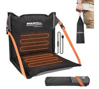 EULANT Chauffant Coussin de Stade Gonflable avec Dossier, Résistant à l'eau Sièges au Sol avec Dossier, Chaise Plage pour Camping Kayak Randonnée Evénements Sportifs Concerts