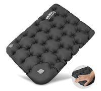 EULANT Coussin de Voyage Gonflable, Imperméable Coussins de Siège pour Camping Exterieur Avion Voyages Stade Voiture Kayak Concert Plage Pelouse Chaise de Bureau,Main Pressant Gonflé