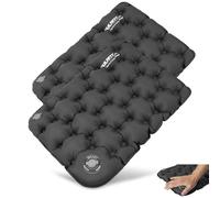 EULANT Coussin de Voyage Gonflable, Imperméable Coussins de Siège pour Camping Exterieur Avion Voyages Stade Voiture Kayak Concert Plage Pelouse Chaise de Bureau,Main Pressant Gonflé
