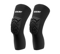 EULANT Elastique Genouillère VTT, Souple Epais Rembourré Protege Genoux pour Volleyball Handball Football Basket Skate Yoga Hip Hop Danse Patinage