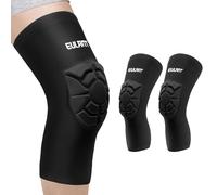 EULANT Elastique Genouillère VTT, Souple Epais Rembourré Protege Genoux pour Volleyball Handball Football Basket Skate Yoga Hip Hop Danse Patinage