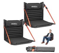 EULANT Extension Coussin de Stade Gonflable avec Dossier, Résistant à l'eau Sièges au Sol avec Dossier, Chaise Plage pour Camping Kayak Randonnée Evénements Sportifs Concerts