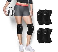 EULANT Genouillère Danse Enfant 2 paires, Genouillère Handball Enfant, Souple Protege Genoux Sport pour Football Skate VTT Yoga Hip Hop Patinage
