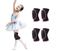 EULANT Genouillère Danse Enfant 2 paires, Genouillère Handball Enfant, Souple Protege Genoux Sport pour Football Skate VTT Yoga Hip Hop Patinage