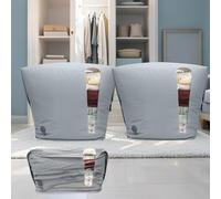 EULANT Grand Sac Sous Vide en Nylon pour Vêtements avec Fermeture Eclair Etanche IP67, Réutilisable Sac de Compression Sous Vide Etanche pour Couettes/Couvertures/Linge de Lit