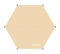 EULANT Hexagonale Bâche de Camping pour EULANT Hexagonale Tente de Familiale, Imperméable Tente Tarp, Tapis de Sol pour Camping, Pique-Nique, Randonnée,Plage, 3.3x3.3m