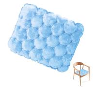 EULANT Velours Coussin de Voyage Gonflable, Imperméable Coussins de Siège pour Camping Exterieur Avion Voyages Stade Voiture Kayak Concert Plage Pelouse Chaise de Bureau,Ultraléger & Pliable