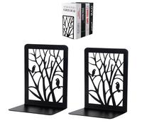 EULAPGOE 2 Pièces Serre-Livres, Serre-Livres, Book Holder CD Enfants Métal, Support De Livres pour éTagère, Support De Classeurs DVD éTagère à Livres Invisible, Bookends Butoir De Livres