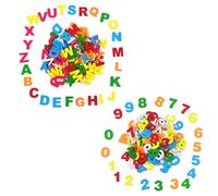EULAPGOE 200 pièces de Lettres en Caoutchouc Mousse Autocollantes, Autocollants de Lettres en Mousse, Chiffres Autocollants Alphabet étoile cœur décoration pour Enfant d'école rentrée Scolaire