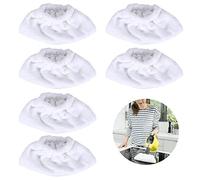 EULAPGOE 6 Chiffons en Microfibre Compatibles avec Le Nettoyeur Vapeur Kärcher Easyfix SC2, SC3, SC4, SC5, à l'épreuve des Machines (Accessoires Non Originaux)