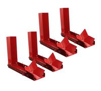 Eulenke 4 pièce Bloque Roue Moto - Rail d'aide au chargement pour moto - Béquille Moto Convient pour pneus de 8 à 24" - Support moto Constands Easy Transport - béquilles pour moto - transport moto