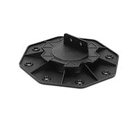 Eulenke Lot de 10 Plots Terrasse Réglable, Paliers de Sol Réglables en Hauteur 18-30 mm - Roulements de Plaque - Roulement pour Plaque de Terrasse - Bois, WPC et Pierre