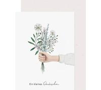 Eulenschnitt Carte à Volet - Fleurs de remerciement