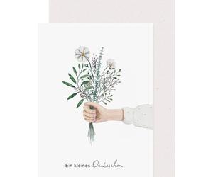 Eulenschnitt Carte à Volet - Fleurs de remerciement