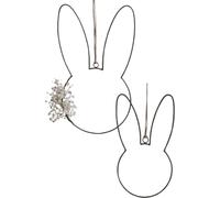 Eulenschnitt Couronne Métallique - Lot de 2 - Lapin