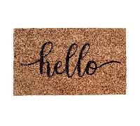 Eulenschnitt Paillasson en Fibre de Coco - Hello - 1 pcs