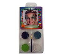 Eulenspiegel 204054 - Kit de maquillage Aqua Beauty, pour env. 40 masques, couleurs de maquillage, carnaval, fête à thème