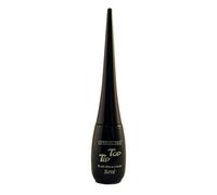 Eulenspiegel 671115 - Profi-Aqua Liquid Tip Top noir, flacon pinceau, 5 ml, Halloween, Carnaval, Fête à thème