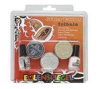 Eulenspiegel 730034 - Kit de tatouage scintillant Tribals XL, Carnaval, Halloween, Fête à thème