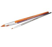 Eulenspiegel 955512 - Set de pinceaux professionnels, pinceau rond taille 3, pinceau langue de chat taille 2 et 8