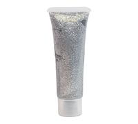 Eulenspiegel - Gel pailleté 18 ml, paillettes pour le corps, argent