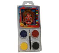 Eulenspiegel - Kit de maquillage Diable, 4 couleurs