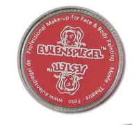 Eulenspiegel - Maquillage crème rouge, 35 ml | Maquillage à base d'huile pour le maquillage du visage et du corps, pour le carnaval et les soirées à thème