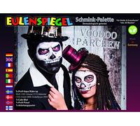 Eulenspiegel - Palette de maquillage Couple vaudou, 6 couleurs
