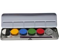 Eulenspiegel - Palette de maquillage Profi-Aqua, 7 couleurs