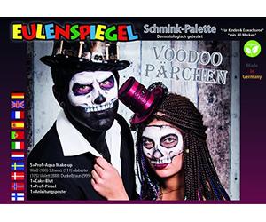 Eulenspiegel - Palette de maquillage Voodoo pour couple