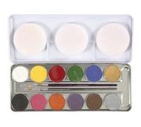 Eulenspiegel trousse de maquillage 12 couleurs 17 pièces Multicolor G
