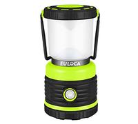 EULOCA Lanterne Camping LED, Lampe Camping Puissante 1200lm Luminosité Réglable, Eclairage Camping Etanche, pour Camping, Bivouac, Pêche, Randonnée, Cave, etc