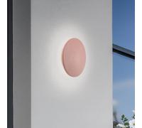 Euluna Applique murale LED Aria M, rouge brique, aluminium, Ø 18 cm M Nowodvorski Lighting, rouge, Aluminium, Applique Exterieur LED