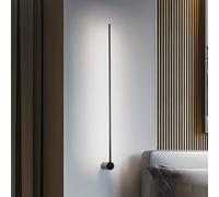 Euluna Applique murale LED Arm L Nowodvorski Lighting, noir, Salon / Salle à manger, Aluminium, Moderne, Applique Murale LED