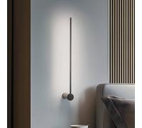 Euluna Applique murale LED Arm M Nowodvorski Lighting, noir, Salon / Salle à manger, Aluminium, Moderne, Applique Murale LED