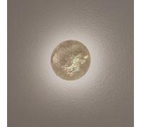 Euluna Applique murale Ring S Nowodvorski Lighting, doré, Salon / Salle à manger, Bois, Moderne, Applique Murale