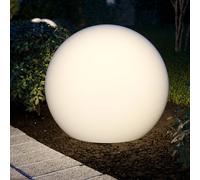 Euluna Lampe sphérique Cumulus L, Ø 60 cm, blanche, plastique, IP44, E27 Nowodvorski Lighting, blanc, Matière Plastique