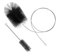 euluoziqing 2 Pièces Kit Ramonage Poele Pellet, Kit Nettoyage Gaine VMC Souple, Brosse Ramonage Con Tige Flexible 2 mètres pour Nettoyage Conduits Cheminée Chaudière Poêle