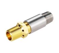 eumenghe Mélangeur d'air for Foyer au gaz Propane Liquide 1/2 "", vanne de mélange, en Acier Inoxydable et en Laiton Massif, pièces de cheminée Haute capacité 90K BTU