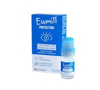 EUMILL | Protection | Gouttes oculaires lubrifiantes & hydratantes | Yeux fatigués, secs et exposés aux écrans | Sans conservateur | Enfant plus de 3 ans | Compatibles avec lentilles de contact | 10ml