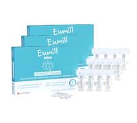 EUMILL | Repair | Sécheresse oculaire | Gouttes oculaires lubrifiantes, hydratantes & réparatrices | Acide hyaluronique réticulé | Compatibles avec lentilles de contact | Lot de 3x 10 unidoses 0,5ml