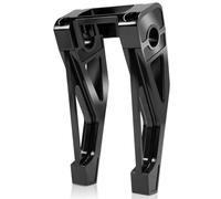 Eumti Rehausseurs de guidon de 20,3 cm de haut, serrage de 2,5 cm CNC, noir brillant, convient pour Harley Dyna Sportster M8 Softail Street Bob Low Rider ST Standard FXST FXBB FXBBS FXLRS FXLRST 2018