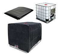 EUNEWR Bâche Réservoir d'eau IBC 1000L Housse de Réservoir,Oxford 210D Étanche à la poussière et aux UV Capôt de Protection Container Citerne Eau pour IBC Conteneur,Housse De Protection IBC