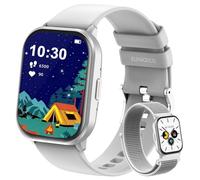 EUNICECG Montre Connectée Enfant Garcon Fille Podometre Suivi du Sommeil | Cardiofrequencemetre 100+ Modes Sports Reveil Chronomètre Calculatrice Jeux Cadeau - Digitale Montre Enfant Adolescent