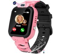 EUNICECG Montre Connectée Enfant pour Garçon Fille avec GPS Localisation Téléphone Réveil SOS Jeux de Puzzle Étanchéité IP68 Caméra HD Jouets 3 4 5 6 7 8 9 10 11 12 13 Ans Anniversaire Cadeaux
