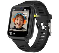 EUNICECG Montre Enfant Garçon Fille 24 Jeux Vidéo Lecteur MP3 Musique HD Caméra Contrôle- Parental Podomètre 13 Réveil Digitale Smart Watch -Anniversaire -Cadeaux de -Noël Jouet 3 4 5 6 7 8 9 10 Ans