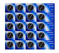 EUNICELL 20 Piles Boutons CR2032 Lithium - 3V