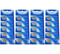 Eunicell 20 x CR2032 3 V of lithium button cell 210 mAh (4 Blistercards a 5 batteries) brand product EINWEG FBA
