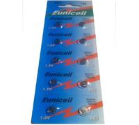 Eunicell Lot de 10 piles bouton alcalines AG1 Type